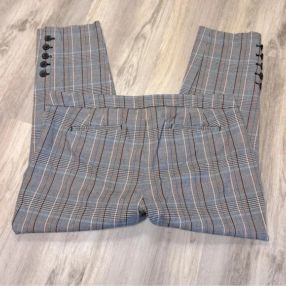 Women’s Talbots Chatham Ankle Pants / Plaid Print Button Ankle Detailing / 16P - Picture 3 of 8